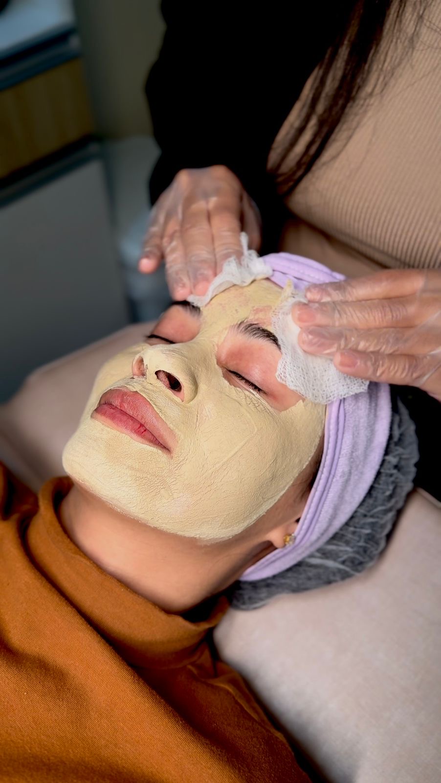 Procedimento de limpeza de pele